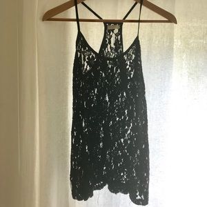 Black Lace Racerback Camisole
